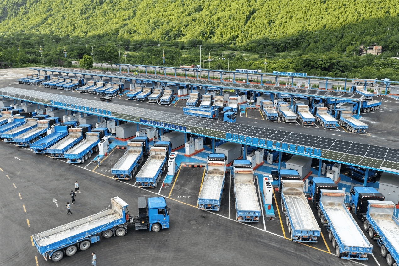 皇冠信用網代理_华为兆瓦超充打造全球首个百兆瓦级重卡超充站