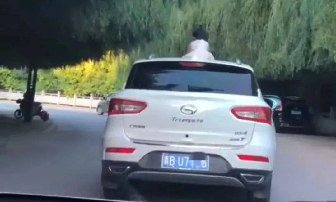 皇冠信用盘申请开通_惊险皇冠信用盘申请开通！青海一女童竟端坐在行驶中的轿车车顶！