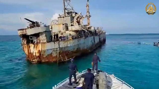 叶尼塞vs索科尔萨拉托夫_24艘中国舰船列阵仁爱礁叶尼塞vs索科尔萨拉托夫，菲方断粮112天后，成功完成补给！